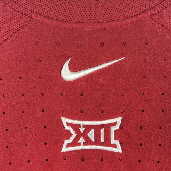 🏈 Vintage OKLAHOMA SOONERS Nike ELITE Performance Vest Jacket Sz XL +2 Length - Picture 11 of 13